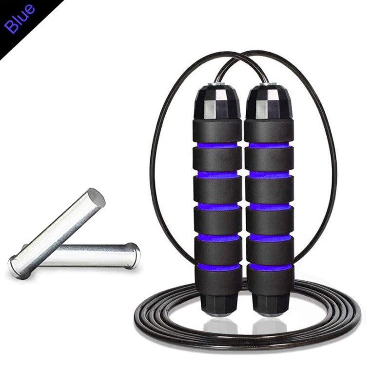 Tangle-Free Jump Rope/Skipping Rope  with Weight Bar