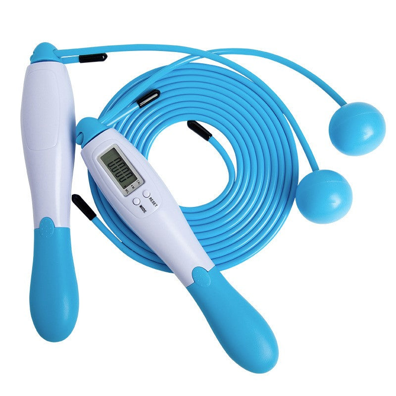 Jump Rope Multifunctional Exercise Skipping Rope with Calorie Counter, Adjustable Length, Cordless Jumping Rope
