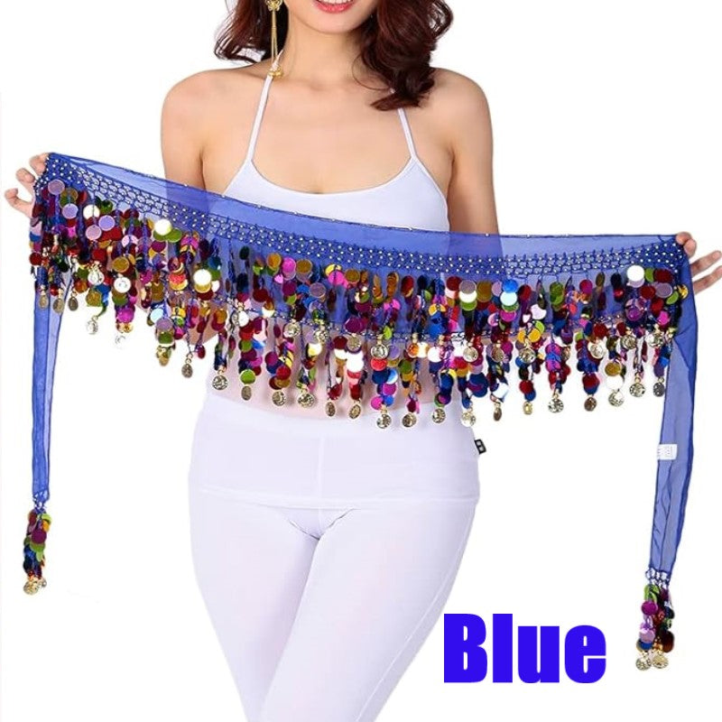 Colorful Party Hip Scarf/ Belly Dance