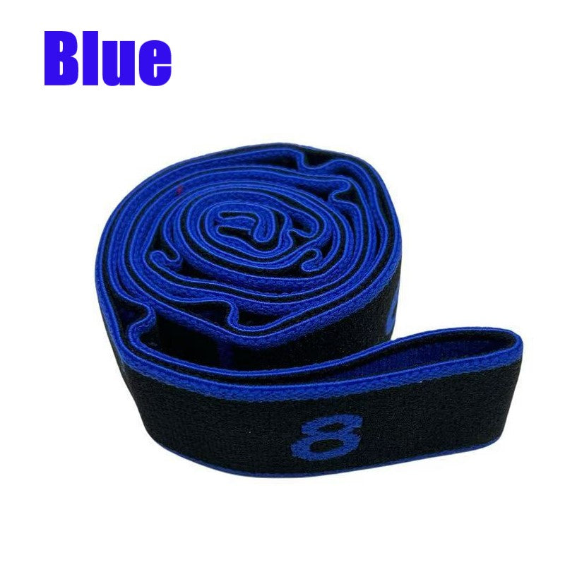 Pilates Yoga Stretch straps Resistance Loop Bands Fitness Bands Tension Band Elastic Band Yoga Pull Strap Stretch Belt Resistance Bands (First Place)