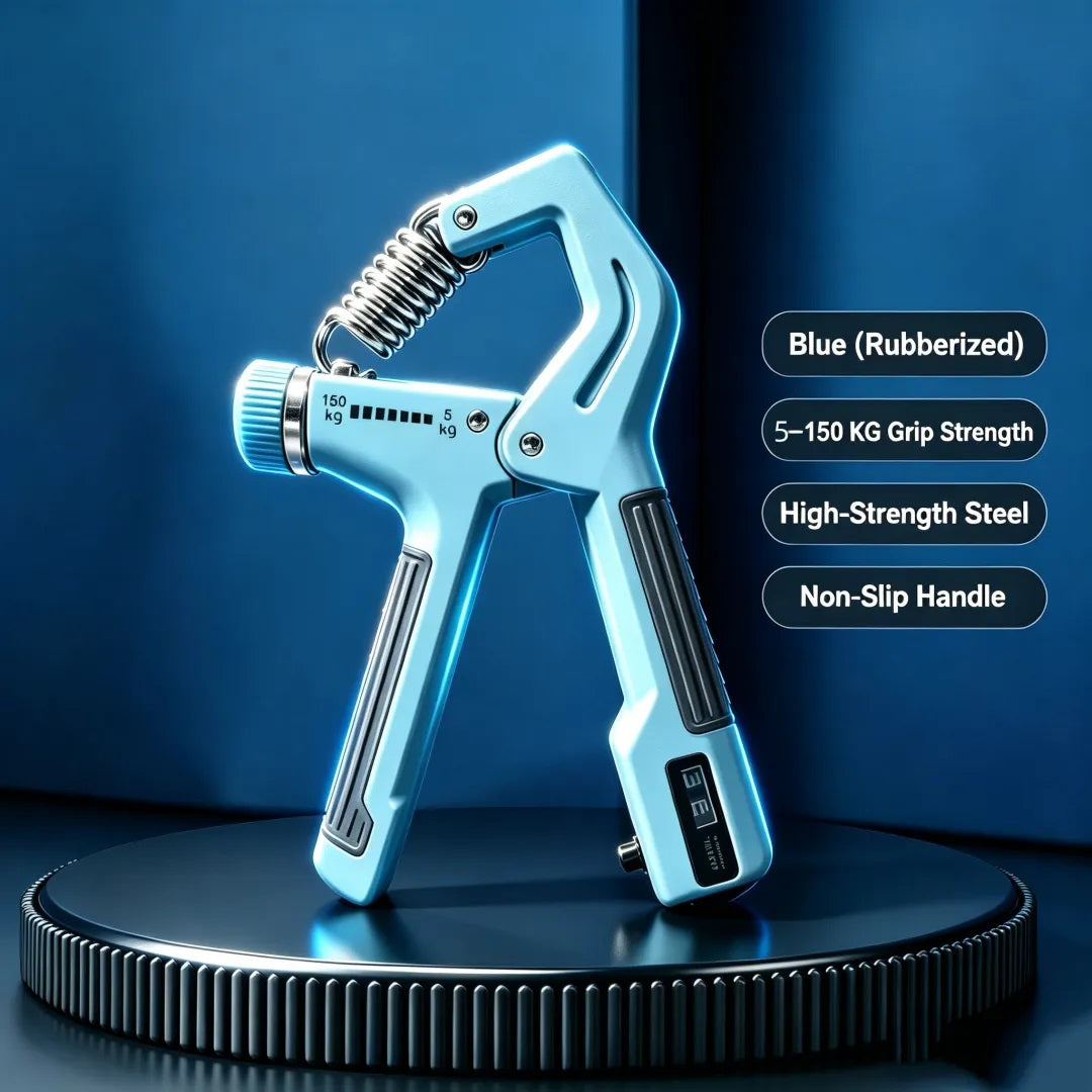 5-150kg Adjustable Hand Grip Strengthener with Counter