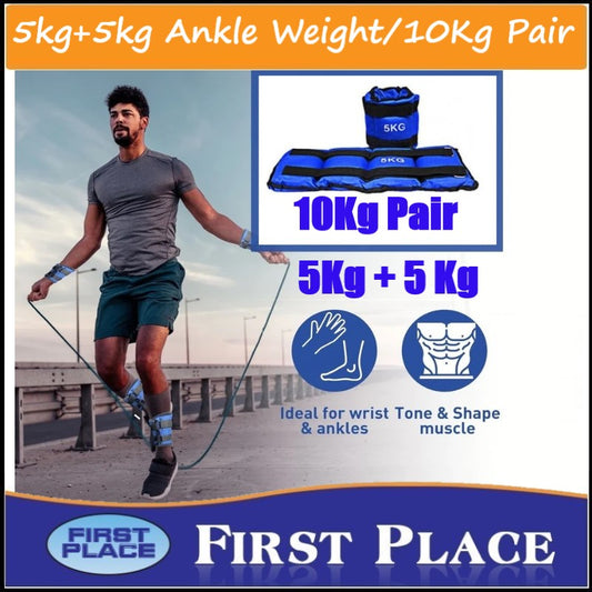 5 Kg+5 Kg Ankle Weight/ 10kg Pairs Ankle Weight