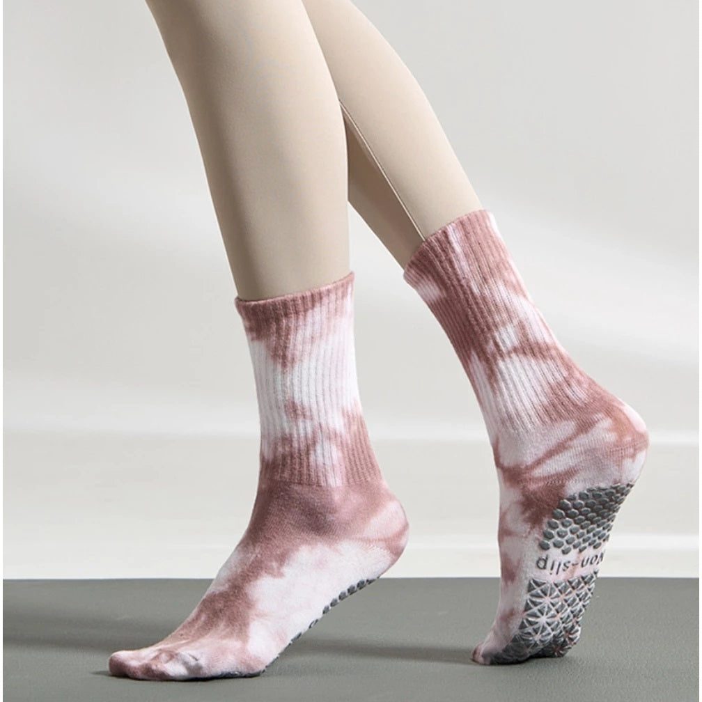 Anti-slip gradient color cotton Yoga Socks