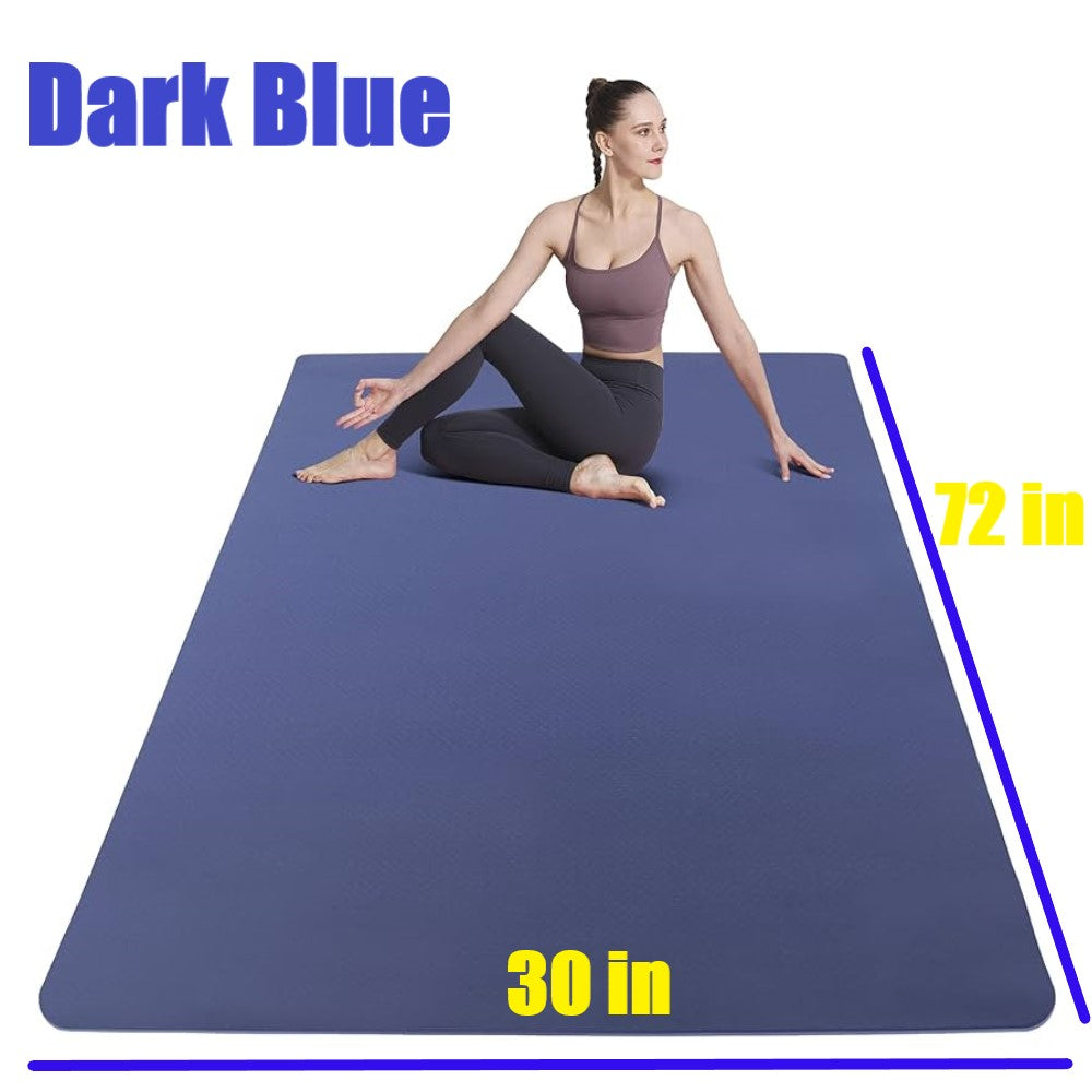 8mm Thickness ,1 color TPE Yoga Mat Wide Width