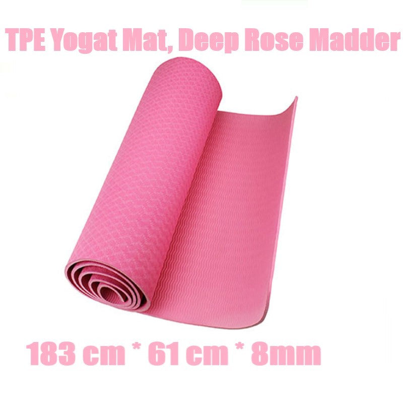8mm Thickness ,1 color TPE Yoga Mat