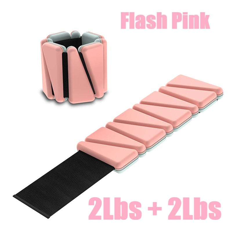 Adjustable Silicone Wrist and Ankle Weight/ Adjustable Fitness Wristband/ Silicone Ankle Strap//Bracelet