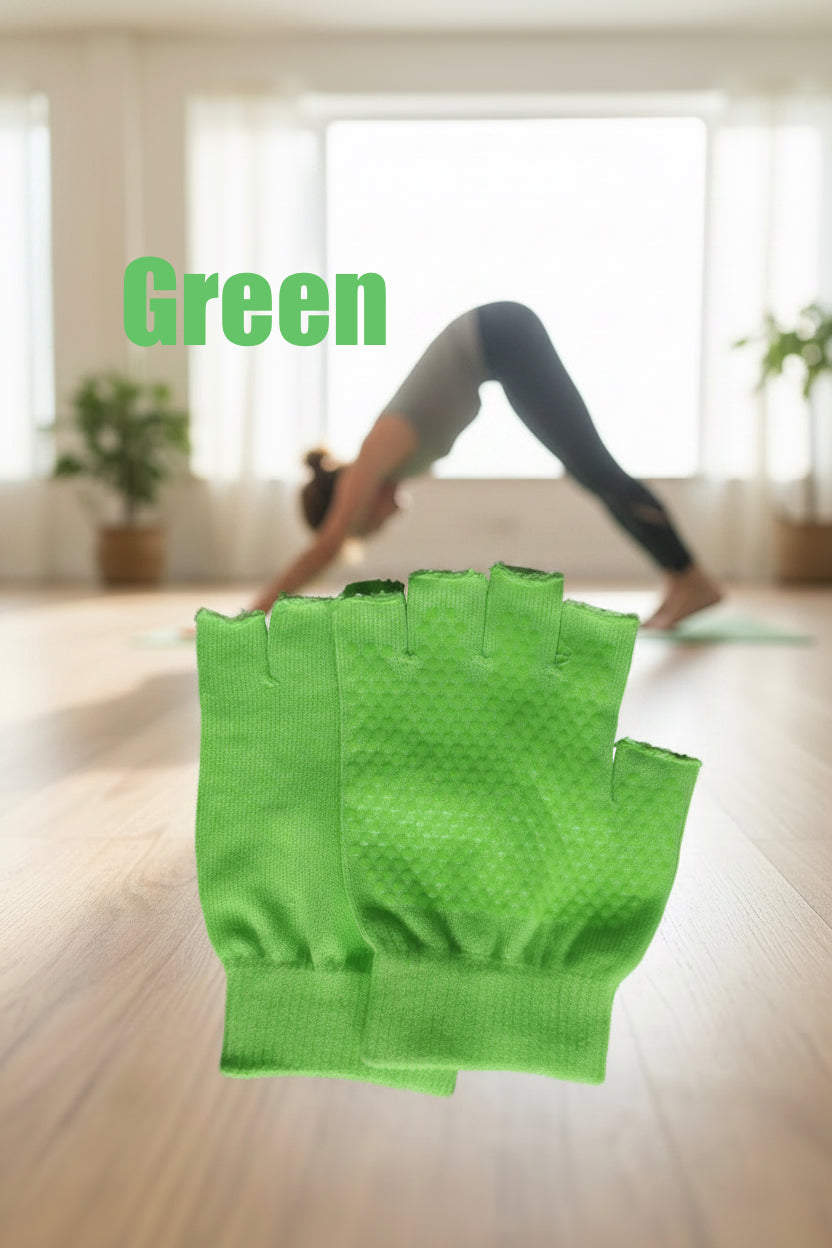 Non Slip Yoga gloves for Women, Toeless Anti-skid Pilates, Barre, Ballet, Bikram Workout gloves