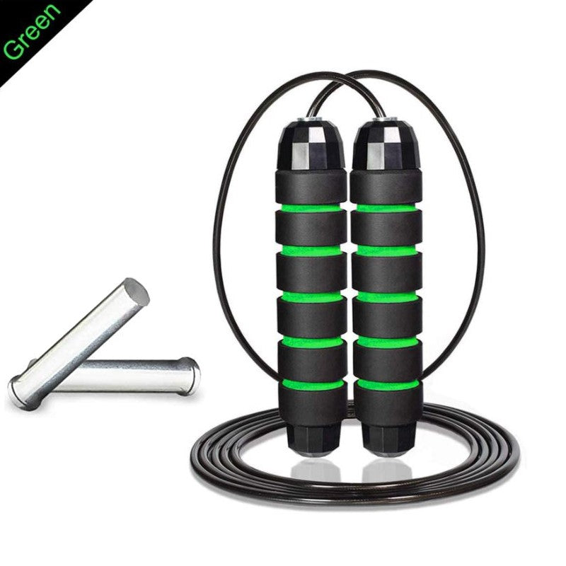 Tangle-Free Jump Rope/Skipping Rope  with Weight Bar