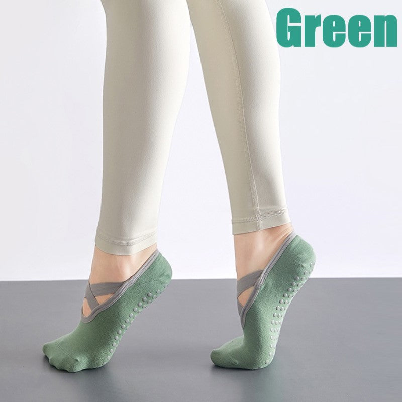 Anti Slip Skid Cotton Pilates/ Fitness/ Ballet / Yoga Socks(SK08)