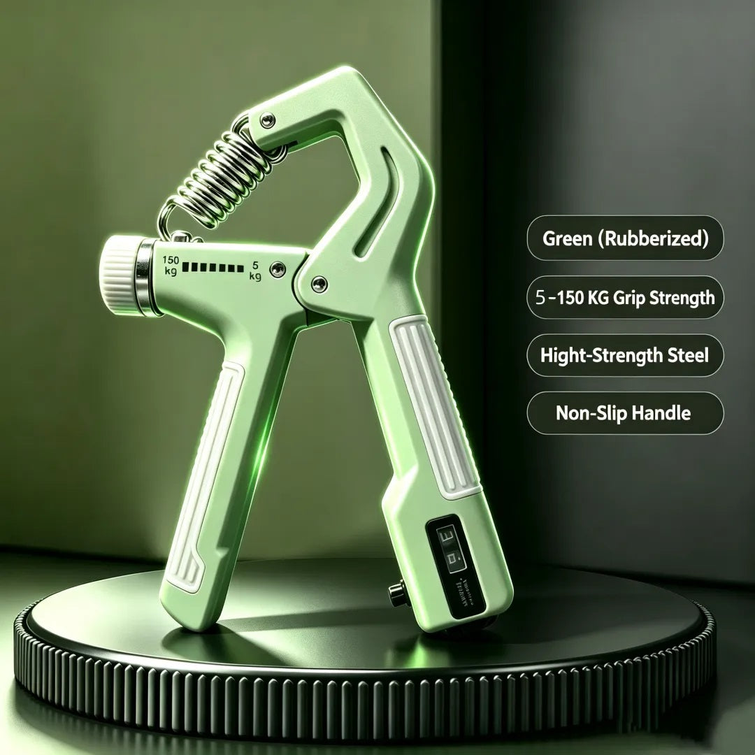 5-150kg Adjustable Hand Grip Strengthener with Counter