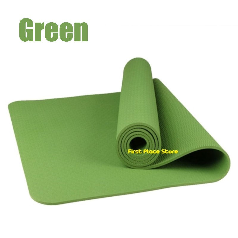 6mm Thickness  1 color TPE Yoga Mat