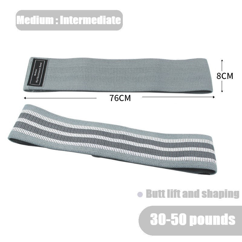76cm circumference Fabric Elastic Hip resistance band