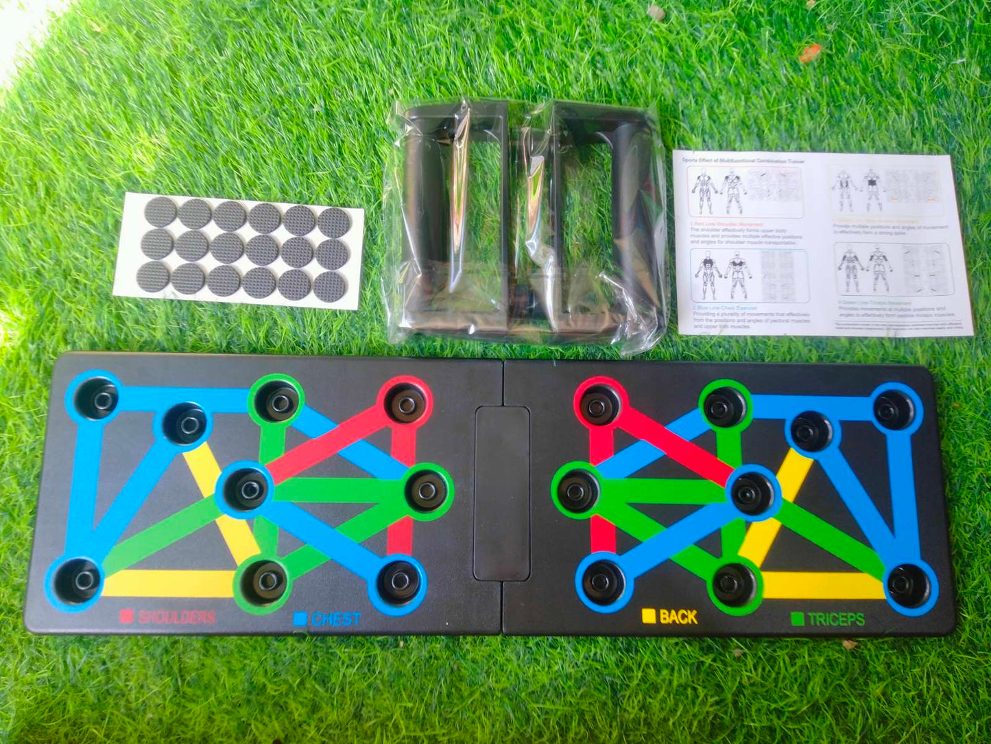 Multifunction Foldable Push Up Board with elastic Band