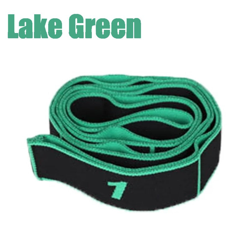 Pilates Yoga Stretch straps Resistance Loop Bands Fitness Bands Tension Band Elastic Band Yoga Pull Strap Stretch Belt Resistance Bands (First Place)