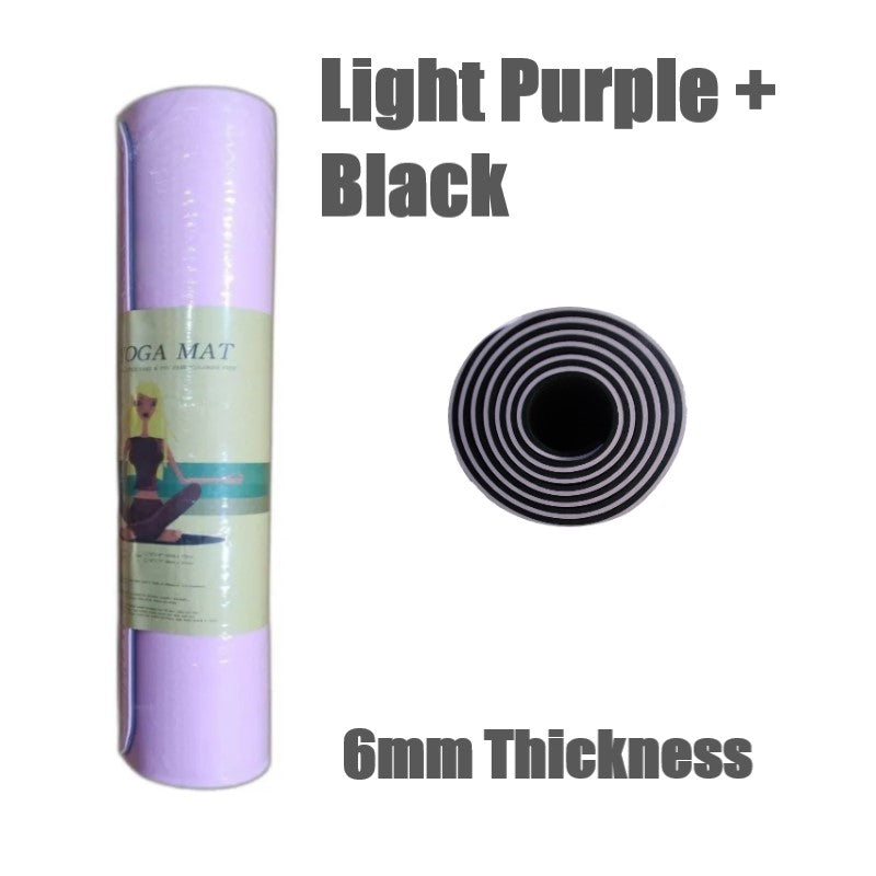 6mm Thickness ,2 colors TPE Yoga Mat