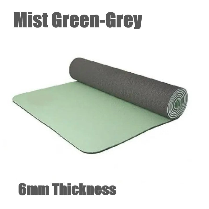 6mm Thickness ,2 colors TPE Yoga Mat