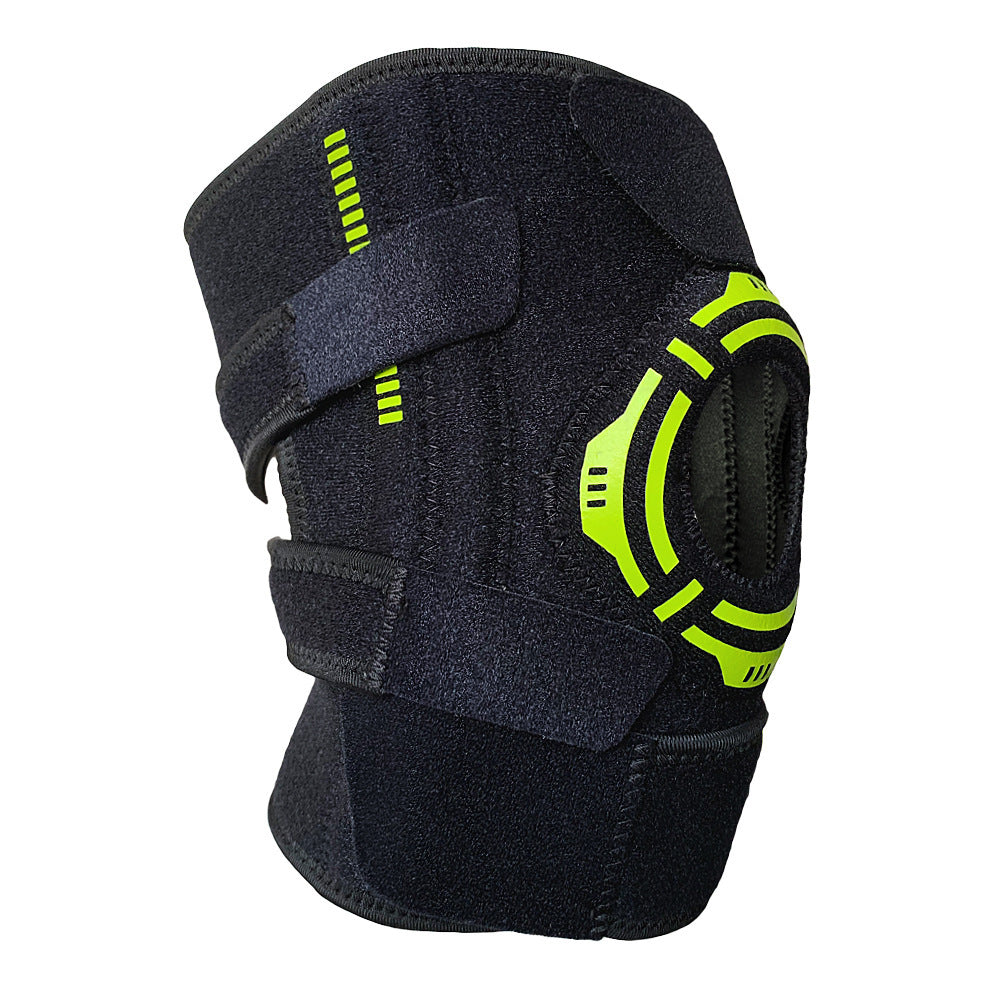 1Pc Knee Brace with Side Stabilizers Patella Gel Pads Adjustable Compression Knee Support Braces for Knee Pain