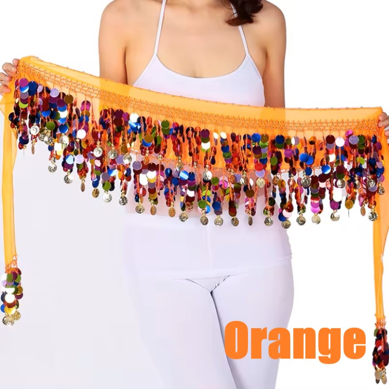 Colorful Party Hip Scarf/ Belly Dance