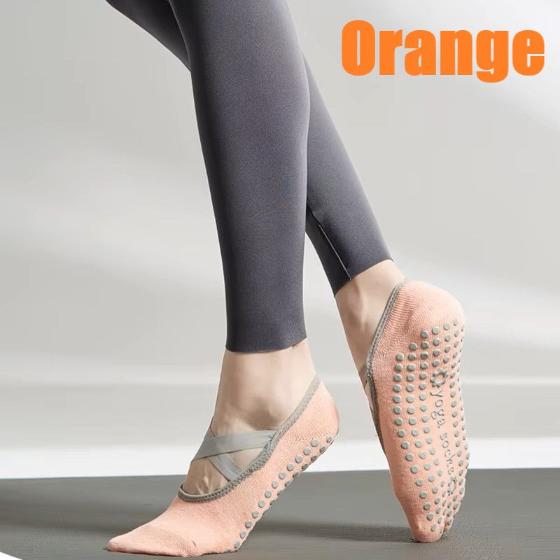 Anti Slip Skid Cotton Pilates/ Fitness/ Ballet / Yoga Socks(SK08)