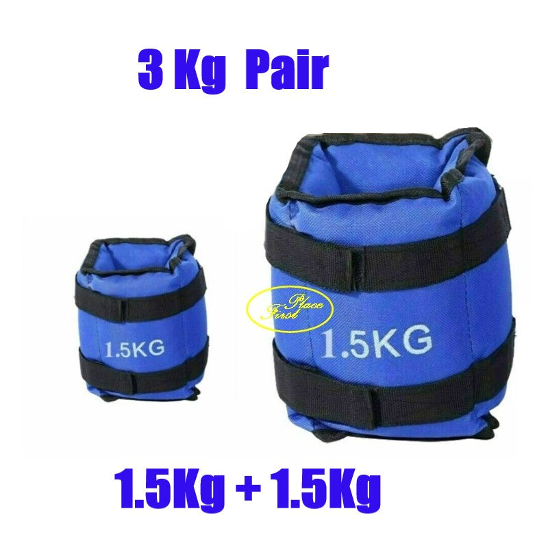 1.5 Kg + 1.5 Kg  Ankle Weight/ 3kg pairs Ankle weight