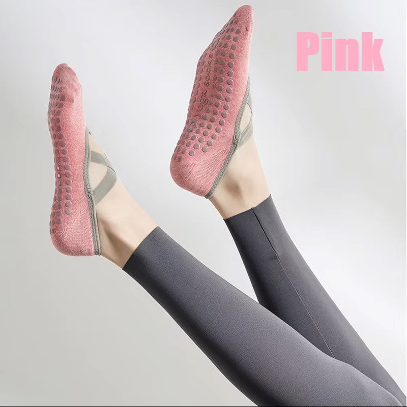 Anti Slip Skid Cotton Pilates/ Fitness/ Ballet / Yoga Socks(SK08)