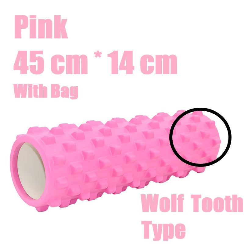 45cmx 14 cm Hollow Wolf Tooth Yoga Column / EVA Foam Roller