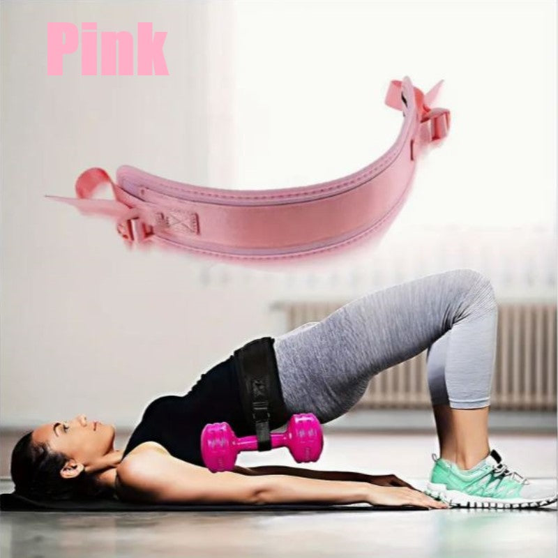 Hip thrust belt dumbbell kettlebell yoga hip weight-bearing belt for home fitness exercise