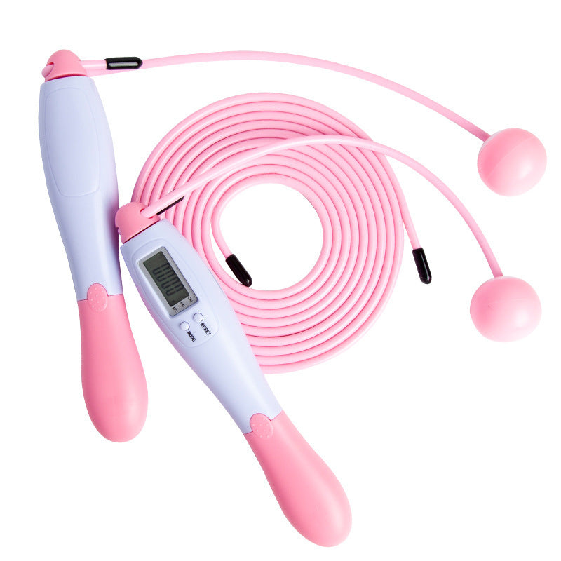 Jump Rope Multifunctional Exercise Skipping Rope with Calorie Counter, Adjustable Length, Cordless Jumping Rope