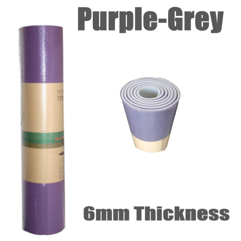 6mm Thickness ,2 colors TPE Yoga Mat