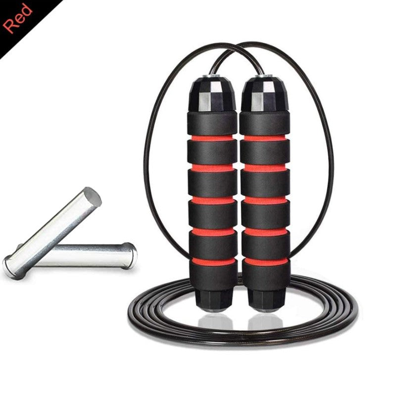 Tangle-Free Jump Rope/Skipping Rope  with Weight Bar