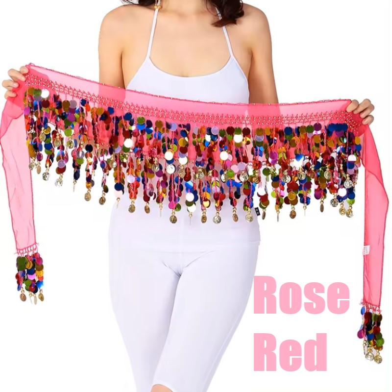 Colorful Party Hip Scarf/ Belly Dance