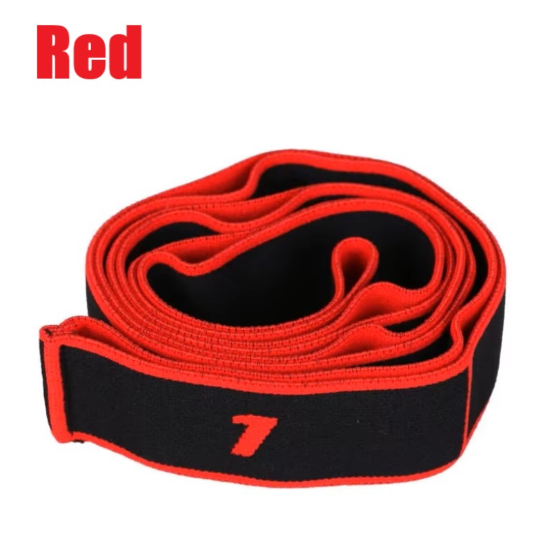 Pilates Yoga Stretch straps Resistance Loop Bands Fitness Bands Tension Band Elastic Band Yoga Pull Strap Stretch Belt Resistance Bands (First Place)