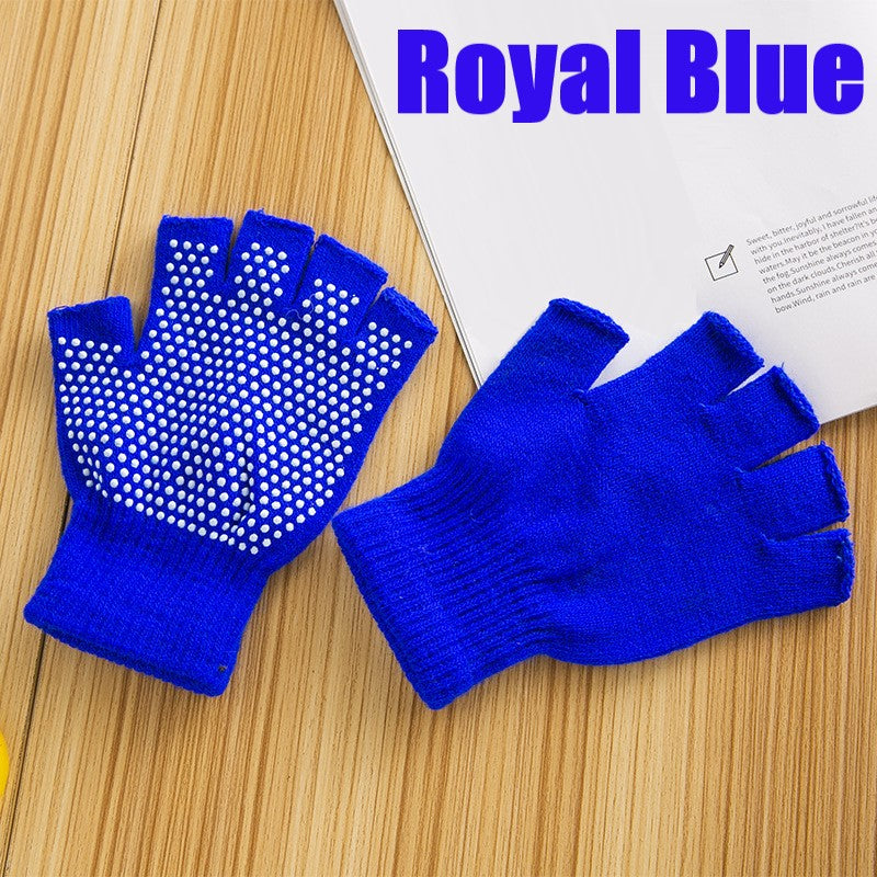 Non Slip Yoga gloves for Women, Toeless Anti-skid Pilates, Barre, Ballet, Bikram Workout gloves