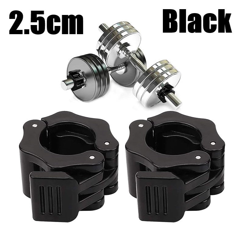 Barbell Clamps, 2 PCS Weight Lifting Bar Clips, Quick Release Barbell Collars Weight Bar Clamp for Workout Weightlifting