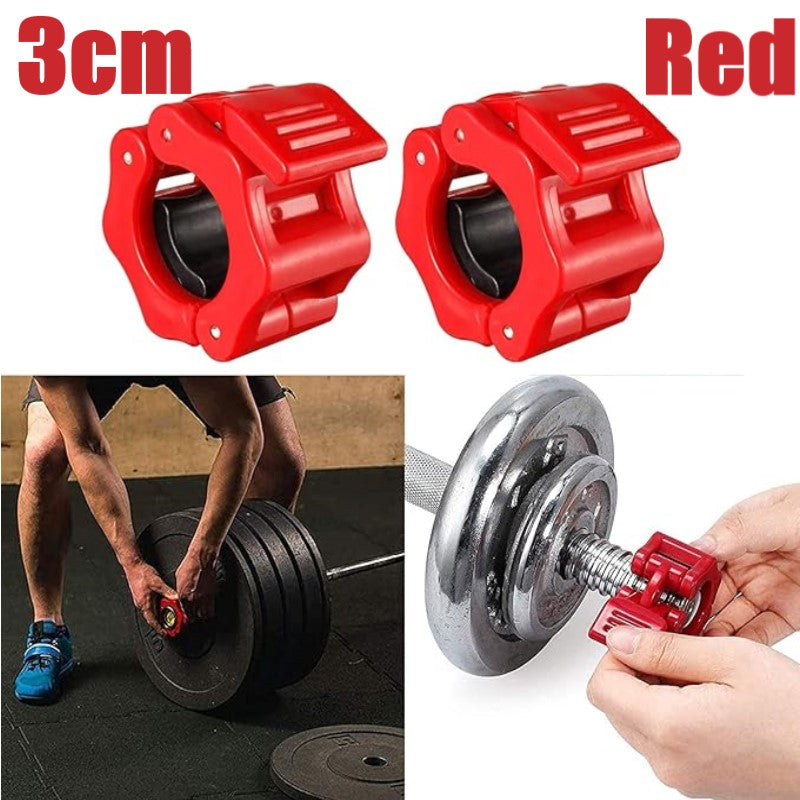 Barbell Clamps, 2 PCS Weight Lifting Bar Clips, Quick Release Barbell Collars Weight Bar Clamp for Workout Weightlifting