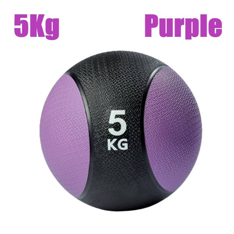 Rubber medicine ball balance ball gravity ball fitness ball solid ball exercise arm strength waist and abdomen rehabilitation training ball