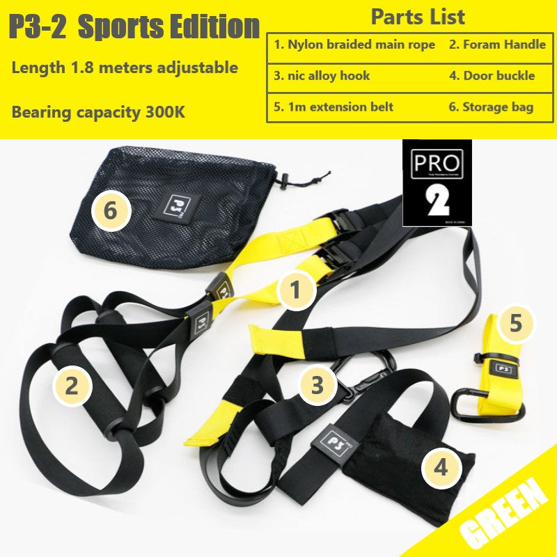 Hanging Suspension Training Strap/Resistance Belt Set Pro3 P 2/TRX PRO Suspension Training Kit