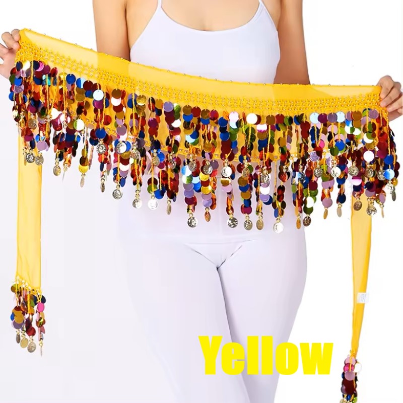 Colorful Party Hip Scarf/ Belly Dance