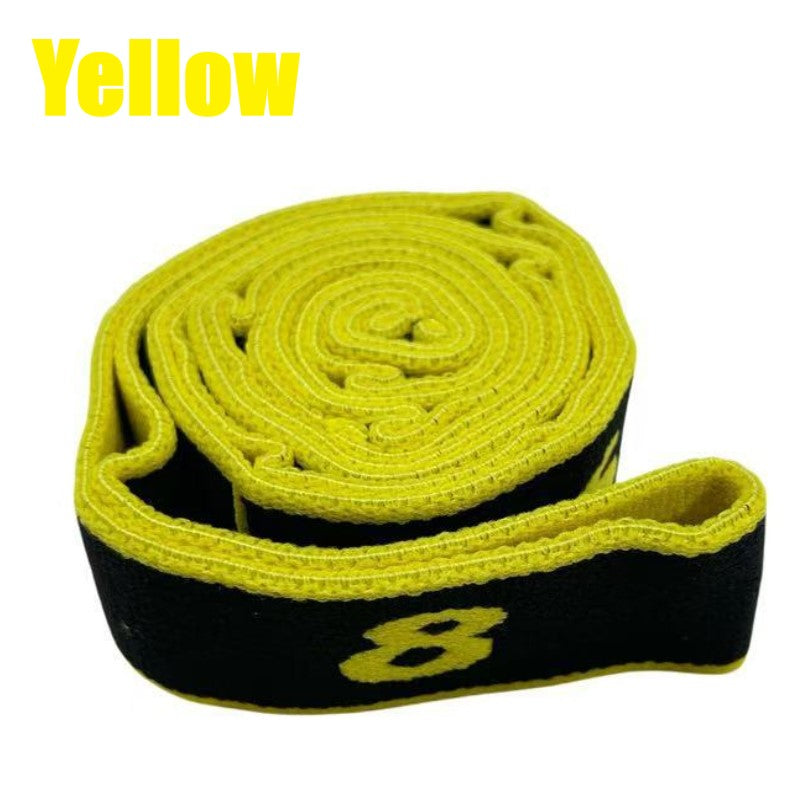 Pilates Yoga Stretch straps Resistance Loop Bands Fitness Bands Tension Band Elastic Band Yoga Pull Strap Stretch Belt Resistance Bands (First Place)