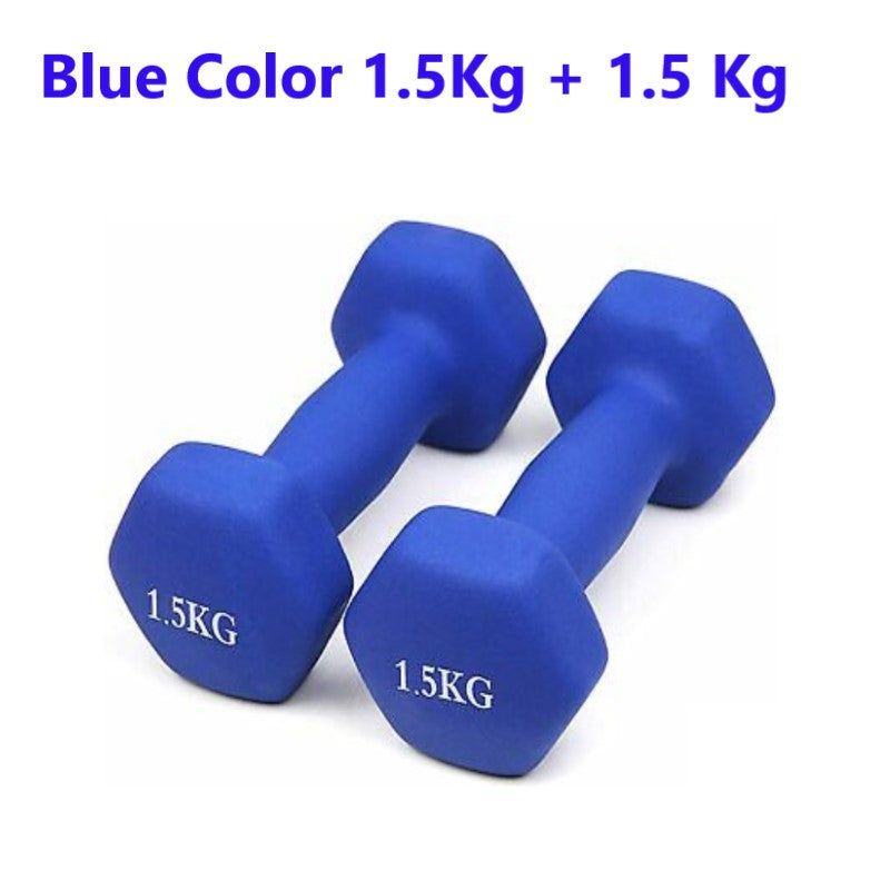 Kg Neoprene coated Dumbbells Set