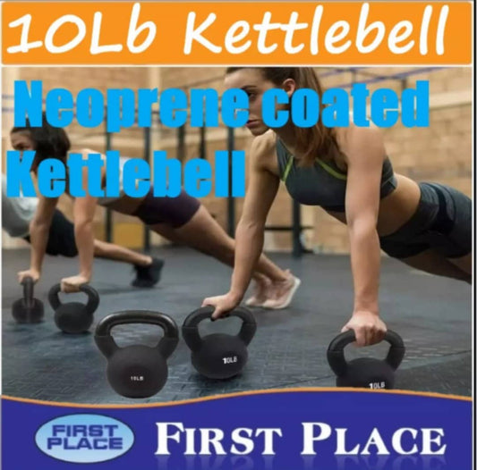 10Lb Neoprene coated Kettlebell