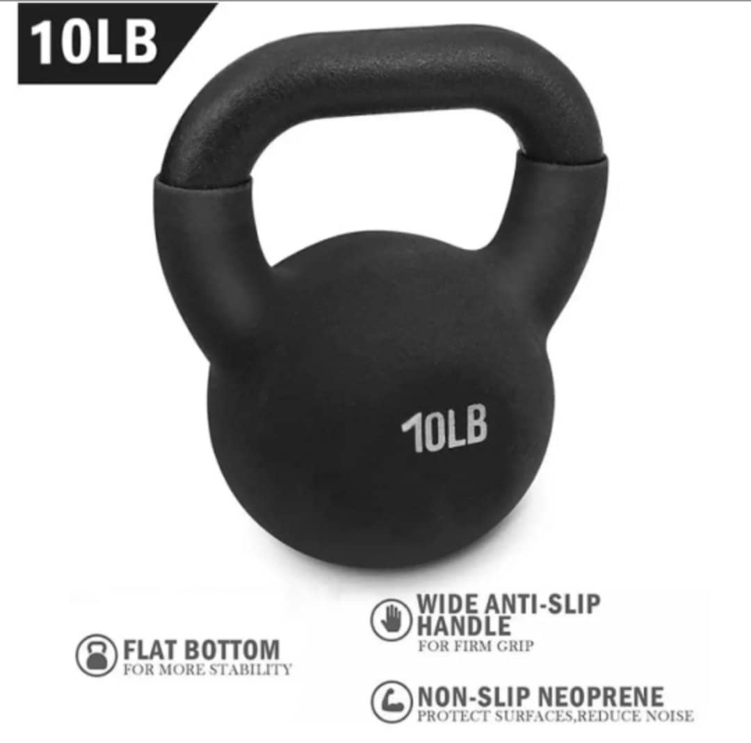 10Lb Neoprene coated Kettlebell