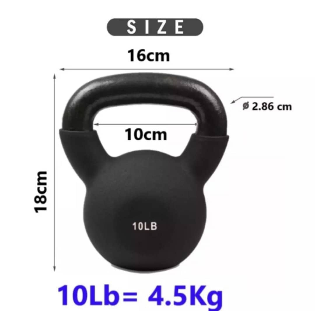 10Lb Neoprene coated Kettlebell