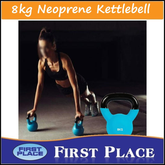 8Kg Neoprene coated Kettlebell