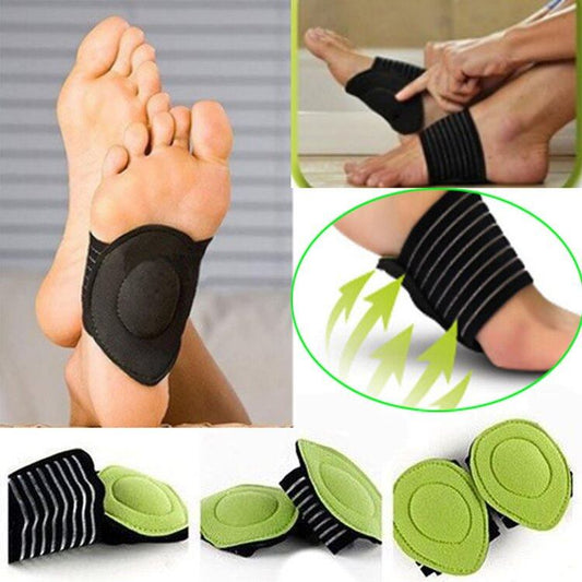 Cushioned Arch Supports /Orthopedic Shoe Cushion, Massager Sock Pads for Arch and Foot Support, Bunion Corrector Sandals