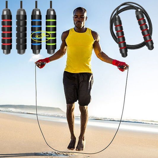 Tangle-Free Jump Rope/Skipping Rope  with Weight Bar
