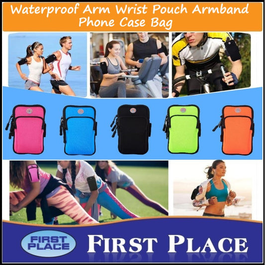 Sports Arm Band Mobile Phone Holder Bag Running Gym Armband Exercise