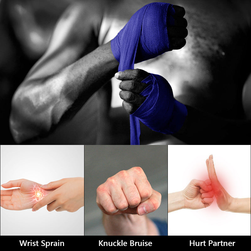 2.5m Breathable Boxing Handwrap Fabric Handguard Unisex Cotton Sports Strap Boxing Bandage Muay Thai Hand Wraps