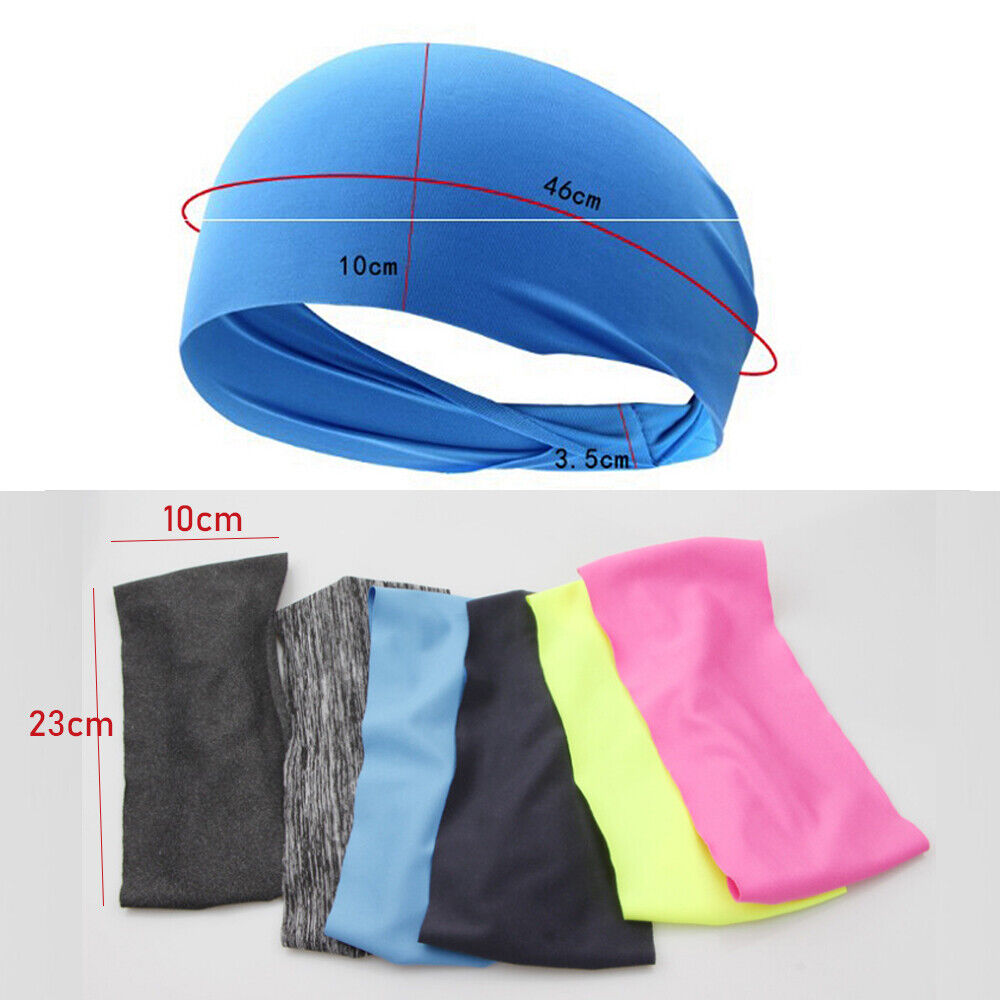 Athletic Outdoor Gym Accessories Elastic Running Hair Band Yoga Headband Sport Sweatband Fitness Bandage