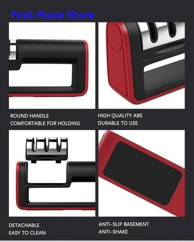 3-Stage Knife Sharpening Tool